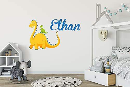 Vinilo Decorativo Dinosaurio Personalizable 20x11 in miniatura 3