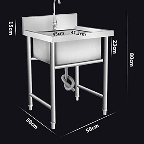 Évier de cuisine en acier inoxydable résistant à la rouille JATIBOSH - 8