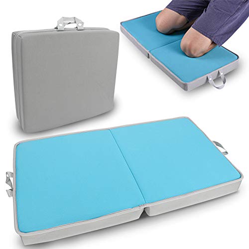 Preisvergleich Produktbild Brynnl Kniekissen Sitzkissen Knieschützer zum Gartenarbeit Mehrzweckkissen Sitzunterlage aus Memory Foam ideal für Arbeiten im Garten, Haus und Werkstatt (Grau)
