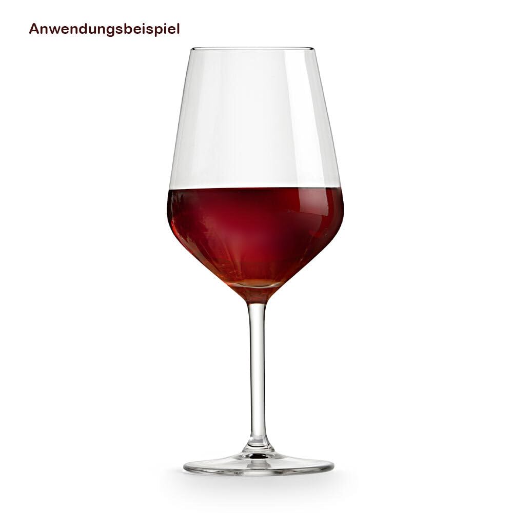 Murago - 24er Set Rotweingläser Elegance ca. 530 ml - Rotweinglas Weinglas Weingläser groß bauchig hochwertig für Wein 24 Stück spülmaschinenfeste Gläser für Rotwein Geschenk Wein Set