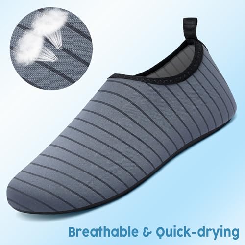 Metog Water Shoes $5.96 - Quick-Dry Aqua Socks for Beach & Swim