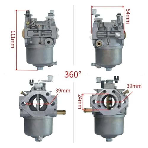 Carburador de repuesto para solucionar tirones en cortacésped B&S 491912 2