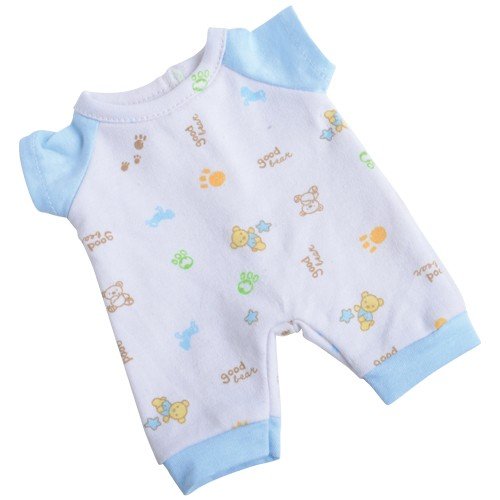 Constructive Playthings Ensemble de 4 pyjamas lavables avec fermetures pour poupées de 25,4 cm