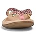 Vionic Women's Rest Bella Toe Post Sandal- Suppportive Ladies Orthotic Sandals that include Three Zone Comfort with Arch Support- Flip Flop for Ladies, Medium and Wide Width Size 5-12 Pink Snake 6 Wide US