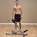 Body-Solid Powerline 45 Degree Hyperextension Bench (PHYP200X) - Adjustable Back & Abdominal Exercise Equipment with Thick Pads & Foam Rollers