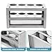 Ipetboom Stainless Steel Test Tube Rack Laboratory Holder for Centrifuge Tubes with Stable Wide Base for Research and Industrial Use
