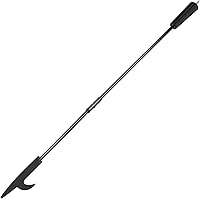 Vista 1 de Stanbroil Poker de fogata para hoguera, palo de 36 pulgadas para chimenea de póquer resistente, acero sólido, accesorios de póquer para chimenea