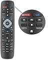 Universal Remote Control for Philips TV, Replacement for All Philips LCD LED 4K UHD Smart TVs Remote