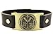 Wealth Attraction Seal of Solomon Bracelet, Leather, Adjustable