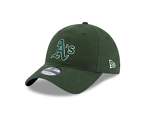 New Era Oakland Athletics MLB Team Script Green 9Twenty Unstructured Strapback Cap - One-Size