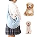 JOROBURO Pet Shoulder Bag, Handsfree Soft Strap Dog Sling Carrier Bag with Safety Hook, Polyester Hands Free Reversible Cat Carrier Bag for Puppy Cats Outdoor Walking Party