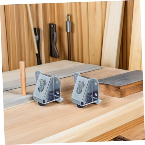 Patas regulables resistentes para muebles soporte lateral plateado de mesas de comedor 6