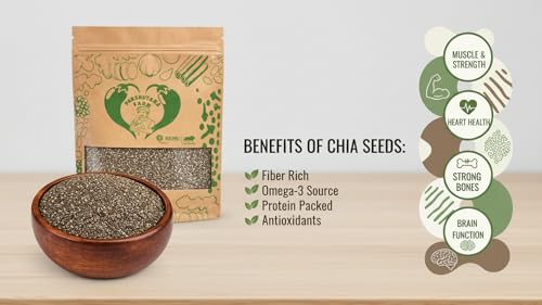 Image of Parshutara Farm Chia Seeds 100g | 100% Natural & Raw | Rich in Fiber, Omega-3 & Protein | Healthy Superfood for Weight Management & Daily Nutrition