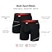 SAXX Underwear Co. Men's Multi-Sport Mesh Boxer Brief Fly 2-Pack, Black, Large