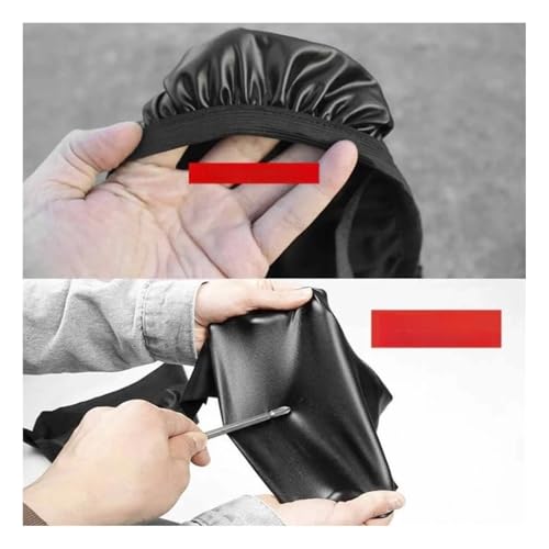 Funda de asiento para moto impermeable con protección integral para cojín de pasajero 4