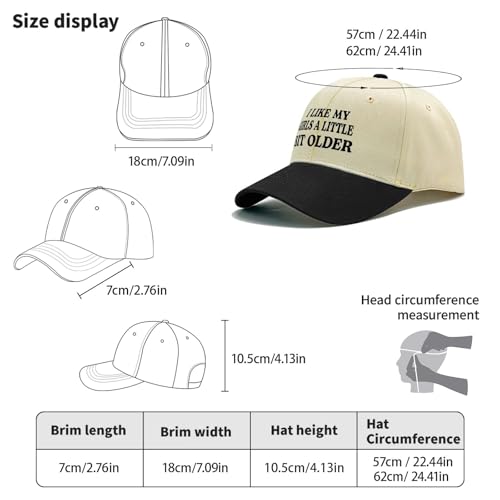 i Like My Wife a Littles bit Older hat Baseball Hats Beach caps for Him4