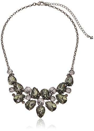Sorrelli Dare to Pear Crystal Bib Necklace, 17.125