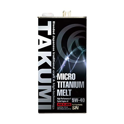 GWIC 5L 5W-40 `^ w PAO+ESTER+HIVI TAKUMI[^[IC MICRO TITANIUM MELT