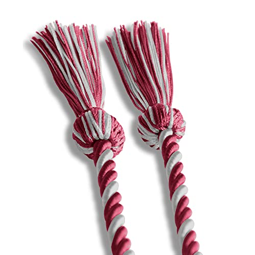 Image of Endea Graduation Single Honor Cord Two-Color (Maroon /White)