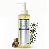 Pharmlitalia Cleansing Oil For Face, Makeup Remover Oil for Dry Skin, Double Cleanser for Sensitive Skin, Cold Pressed Omega Rich Facial Cleanser for Impurities with Castor and Chia Seed