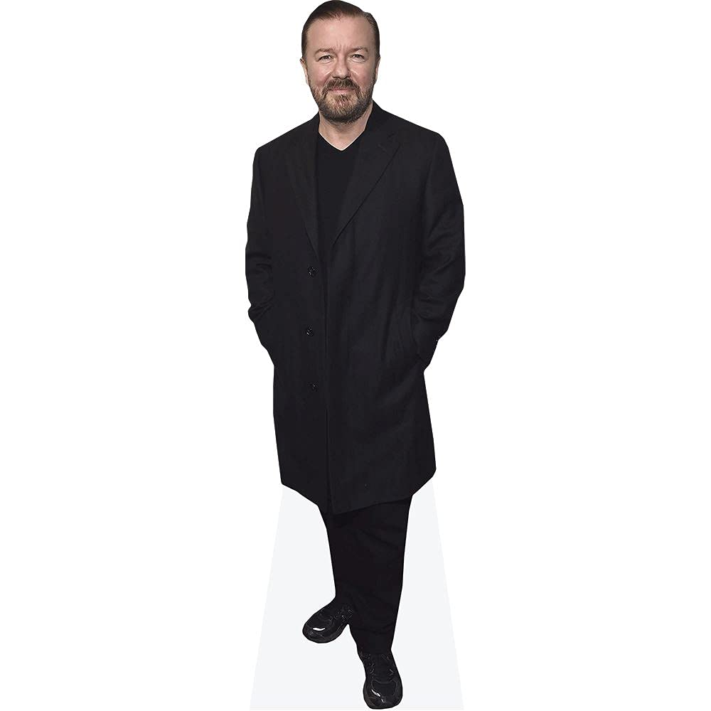 Celebrity Cutouts Life Size Cutout Ricky Gervais (Long Coat)