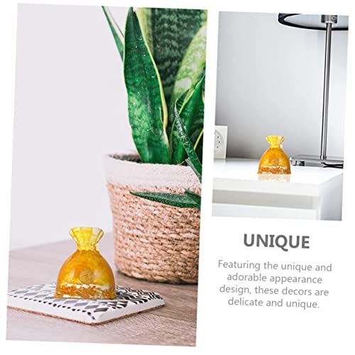 GLEAVI Copper Coin Ornaments Chinese Ornament Chinese Style Fortune Bag Decorative Money Bag Home Car Decoration2