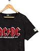 AC/DC T-Shirt for Men and Women | Unisex Black Short Sleeve Rock Band Black Tee | Distressed Logo Let There Be Rock Song Album | Music CD Gifts Merchandise XX-Large #5