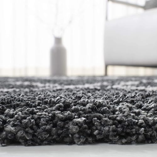 Image of F & B Rugs Luxurious Luck high Density Thick & Soft Shaggy Carpet Microfiber 2 Inch Pile Height Modern 4x6 feet 120 x 180 cm