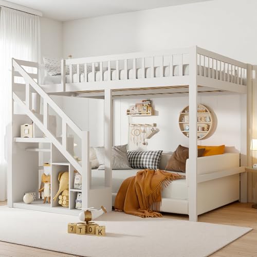 Lit Mezzanine Enfant 90x200 cm, Lit Enfant...