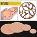 Mardatt 18Pcs Round Pure Copper Sheets, 7/8