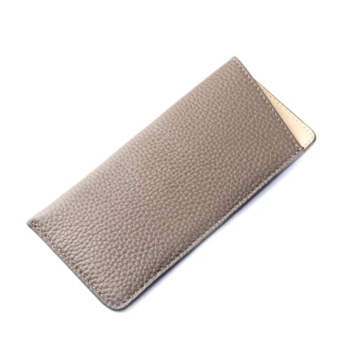 Image of K Luxury Women's Eyeglass Case Leather Soft Holder Pocket Cases Slim Travel Pouch for Sunglasses Eyeglasses Readers