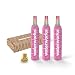 Produktbild waterworks Pink 3X CO2 Zylinder + 1x Adapter (geeignet für Sodastream Quick Connect) Starterkit