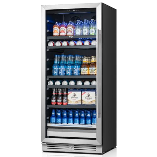 Image of Yeego 24 inch Beverage refrigerator, 238 Cans Drink Cooler Left-hinged