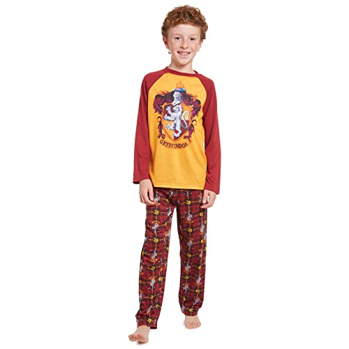 Harry Potter Hufflepuff Ravenclaw Slytherin Gryffindor Boys/Girls Pajama Shirt and Pants Little Kid to Big Kid2