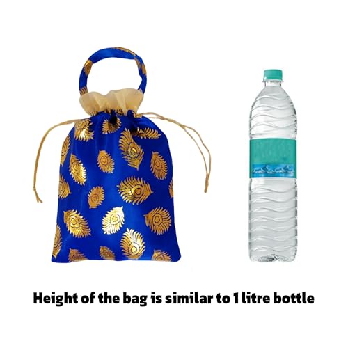 Image of VIG Enterprises Silky And Shiny Potli Batwa Bags /Thamboolam Bags For Wedding Party Return Gifts Party Gifts For Guest-
