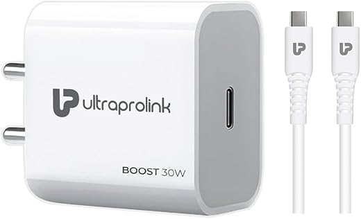 UltraProlink 100W PD PPS Super Fast GaN Travel Charger | 3-USB Ports | for Laptops, MacBook Pro, MacBook Air, iPhone 16/15 Series, Pixel & Galaxy…