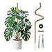 Mcbazel 120CM Monstera rankhilfe Kokosfaser Rankhilfe mit Zubehör, Rankhilfe Monstera, Pflanzenstütze für Monstera Stab Kletterpflanzen im Innenbereich