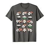 Photo Gallery kawaii carino anime panda otaku giapponese sushi nigiri maglietta Photo Gallery kawaii carino anime panda otaku giapponese sushi nigiri maglietta