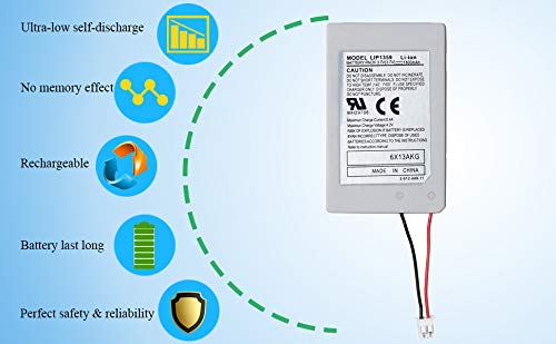 Ostent Wireless Controller 1800Mah Battery Pack Replacement For Sony Ps3 Bluetooth Controller Console #TOP4