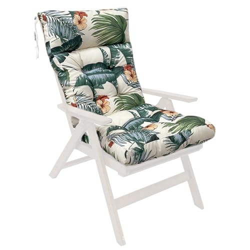 Coussin pour fauteuil inclinable 124x56 cm à motif tropical imperméable