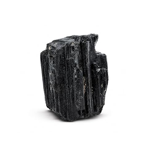 Image of Black Tourmaline Rough Stone Black Crystal Natural Rough Stone for Healing & Meditation, Color Black, Weight 50 Grams By REBUY
