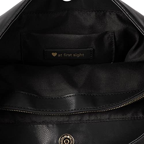 Sac Shopper Marron GIOSEPPO KALLHAM avec Détails Roses