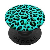 Leopard Skin Pattern Turquoise Artwork
