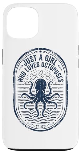 Just A Girl Who Loves Octopuses���B���e�[�W�o�b�W �X�}�z�P�[�X iPhone 13 �p
