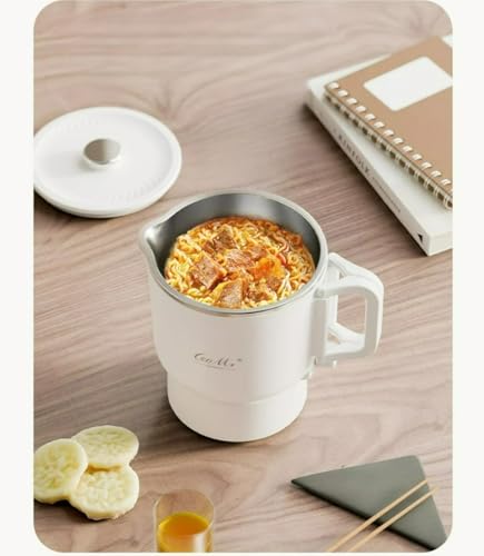 Tetera eléctrica portátil de acero inoxidable 1L miniatura 6