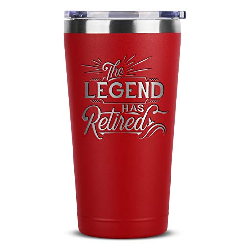 The Legend Has Retired - Retirement Gifts for Women Men Coworker Boss Supervisor