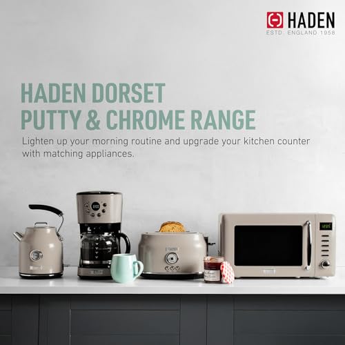 Haden Dorset Slice Wide Slot Stainless Steel Toaster Bundled