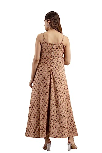 Image of DMP FASHION Women's Cottion Printed Classic Trendy Fashion Dress