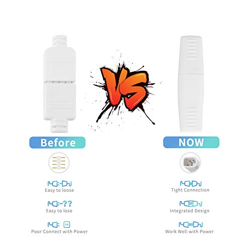 Led Strip Light, 44 keys IR remote DC12V 16.4ft Dimmable Warm Cool White RGB 5050 Color Changing Led Tape Kit Christmas Lights for Bedroom, Cupboard, Wine Cabinet, Xmas, Gift, Staircase - Image 5