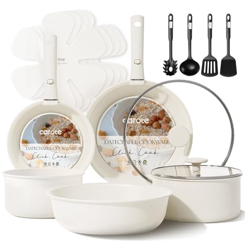CAROTE 17pcs Pots and Pans...
